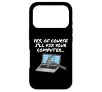 Custodia per iPhone 17 Pro Ripara il tuo computer, tecnico IT Divertente