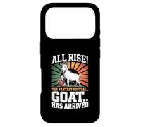 Custodia per iPhone 17 Pro Rise The Fantasy Football GOAT Has Arrived Football Fans
