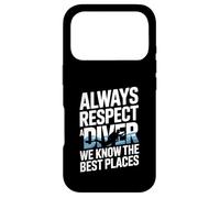 Custodia per iPhone 17 Pro Rispetta sempre un subacqueo Conosciamo i posti migliori