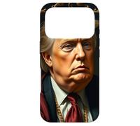 Custodia per iPhone 17 Pro Ritratto di movimento artistico in stile barocco Donald Trump