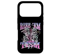 Custodia per iPhone 17 Pro Rizz Em With The Tism Funny Autism Meme Autistic Racoon