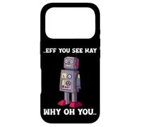Custodia per iPhone 17 Pro Robot divertente Malfunzionamento Tech Nerd Science Robotics