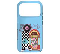 Custodia per iPhone 17 Pro Rockabilly Let's Go To The Hop - Jukebox classico anni '50, colore: Blu