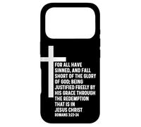 Custodia per iPhone 17 Pro Romani 3:23 3 23 Dio Gesù Cristiano ha peccato la grazia della redenzione