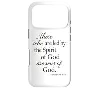 Custodia per iPhone 17 Pro Romani 8:14 Coloro che sono guidati dalla Bibbia della Scrittura dello Spirito