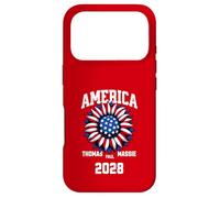 Custodia per iPhone 17 Pro Ron Paul Thomas Massie Election 2028 President American Flag