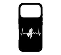 Custodia per iPhone 17 Pro Rosario Heartbeat Preghiera Mani Cattolici