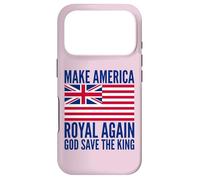 Custodia per iPhone 17 Pro Rosso Bianco Blu Royal American British Flag Vector