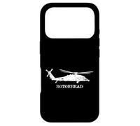 Custodia per iPhone 17 Pro Rotorhead MH-60 elicottero invecchiato Silhouette Design