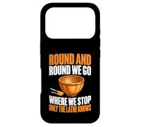 Custodia per iPhone 17 Pro Round and Round We Go Where We Stop Only the Tornio Woodturn