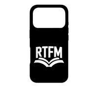Custodia per iPhone 17 Pro RTFM Funny Daying Leggi il manuale Tech Humor