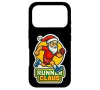 Custodia per iPhone 17 Pro Runner Claus Running Santa Merry Christmas Race Racing Xmas