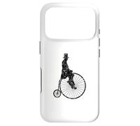 Custodia per iPhone 17 Pro Ruota Alta (Nero Vintage) Biciclette