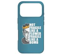 Custodia per iPhone 17 Pro Ruth Bader Ginsburg NON FRAGILE COME IL FIORE RBG Meme SUL RETRO