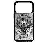 Custodia per iPhone 17 Pro Sacro Cuore di Gesù e Cuore Immacolato di Maria