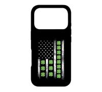 Custodia per iPhone 17 Pro Saint Patrick’s Day Flag USA Patriotic United States America