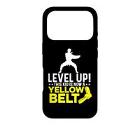 Custodia per iPhone 17 Pro Salire di livello questo ragazzo è ora una cintura gialla Karate Fighter Train