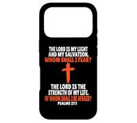 Custodia per iPhone 17 Pro Salmi 27:1 Versetti della Bibbia Scrittura
