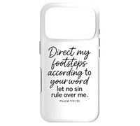 Custodia per iPhone 17 Pro Salmo 119 133 Dirigere le Mie Orme Secondo La Tua Parola Dio