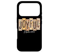 Custodia per iPhone 17 Pro Salmo gioioso 107:1 Fede autunnale del Ringraziamento