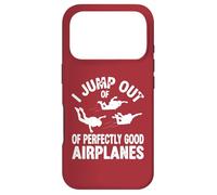 Custodia per iPhone 17 Pro Salto fuori di aeroplani perfettamente buoni Divertente paracadutismo