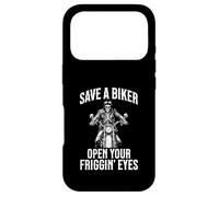 Custodia per iPhone 17 Pro Salva un motociclista Apri i tuoi occhi Friggin' Funny Motorcycle Lovers