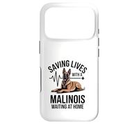 Custodia per iPhone 17 Pro Salvare vite con un malinois in attesa a casa