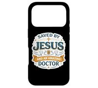 Custodia per iPhone 17 Pro Salvato da Gesù e un fantastico medico medico Christian Dio