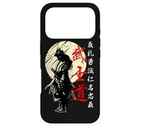 Custodia per iPhone 17 Pro Samurai Giappone Guerriero Kanji Bushido Code