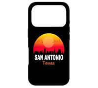 Custodia per iPhone 17 Pro San Antonio Texas State USA Vintage Retro Sunset City
