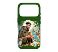 Custodia per iPhone 17 Pro San Francesco d'Assisi Patrono degli Animali Foresta Cattolica