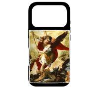 Custodia per iPhone 17 Pro San Michele espellendo Lucifero e Angeli caduti cristiani