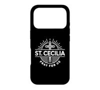 Custodia per iPhone 17 Pro Santa Cecilia Patrona Dei Musicisti Prega Per Noi