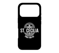 Custodia per iPhone 17 Pro Santa Cecilia Prega Per Noi Cattolico Patrono Santo Musicista