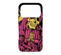 Custodia per iPhone 17 Pro Santa Muerte Teschio Rosa Serpente Gotico Messicano Death Saint Art