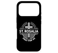 Custodia per iPhone 17 Pro Santa Rosalia Prega Per Noi Santo Patrono Cattolico