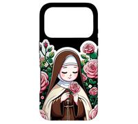 Custodia per iPhone 17 Pro Santa Teresa di Lisieux Kids Little Flower Rose Cattolica Santa
