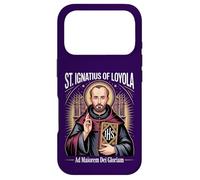 Custodia per iPhone 17 Pro Sant'Ignazio Loyola Ad Maiorem Dei Gloriam Gesuita Cattolico