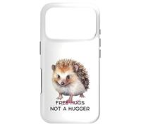 Custodia per iPhone 17 Pro Sarcastico Hedgehog No Hugs Not a Hugger Spikey Animal donne