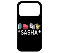 Custodia per iPhone 17 Pro Sasha personalizzato cane nome Sasha Pet Lover