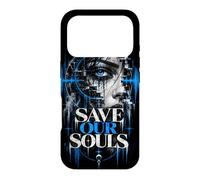 Custodia per iPhone 17 Pro Save Our Souls - Abbigliamento tecnico in stile techno