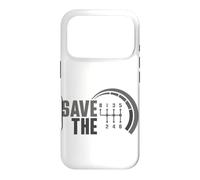 Custodia per iPhone 17 Pro Save The Stick - Trasmissione manuale a tre pedali, per amanti dell'auto
