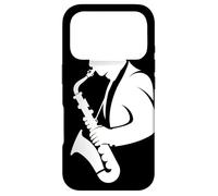 Custodia per iPhone 17 Pro Saxofono strumento ad ancia da disegno per ragazzi
