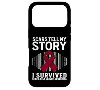 Custodia per iPhone 17 Pro Scars Tell My Story Head and Neck Cancer Awareness Survivor