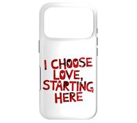 Custodia per iPhone 17 Pro Scelgo l'Amore, Inizio da Qui - Design Motivazionale