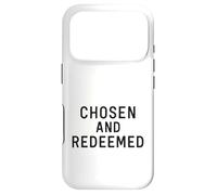 Custodia per iPhone 17 Pro Scelto e redento. citazione di identità cristiana.