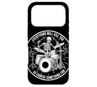 Custodia per iPhone 17 Pro Scheletro Drummer Everything Will Kill You Funny