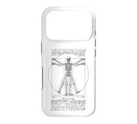 Custodia per iPhone 17 Pro Scheletro Umano Uomo Vitruviano Leonardo Da Vinci Anatomia