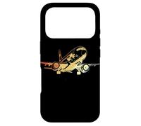 Custodia per iPhone 17 Pro Schizzo di aeroplano Lezioni di volo in stile retrò