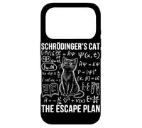 Custodia per iPhone 17 Pro Schrodinger Cat Escape Plan Fisica Quantistica Gatto